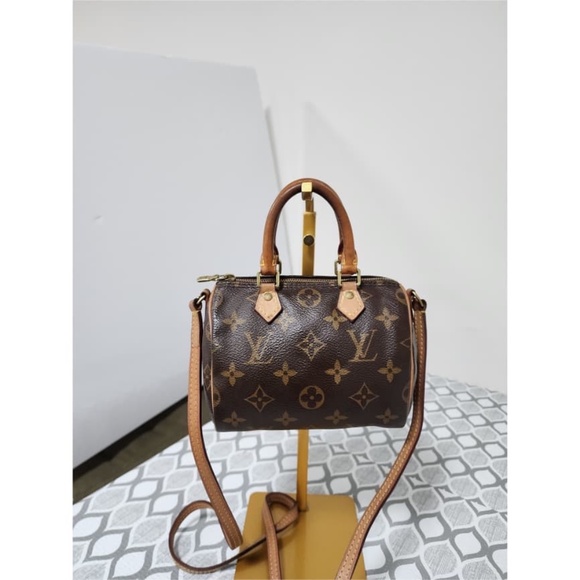 Authentic Louis Vuitton Monogram Nano Speedy Bag - Picture 1 of 14